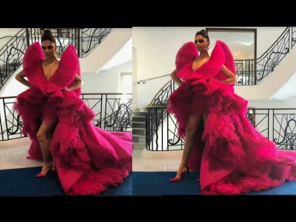 Deepika Padukone Sizzles in PINK Frilly Gown  