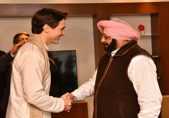 CANADA DOES NOT SUPPORT ANY SEPARATIST MOVEMENT- TRUDEAU ASSURES CAPT AMARINDER 