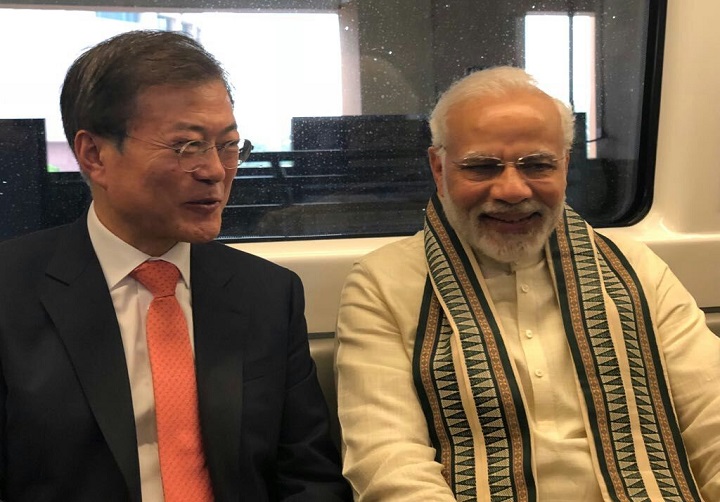 नोएडा में रखी गई दक्षिण कोरिया और भारत की दोस्ती की नींवः पीएम मोदी 