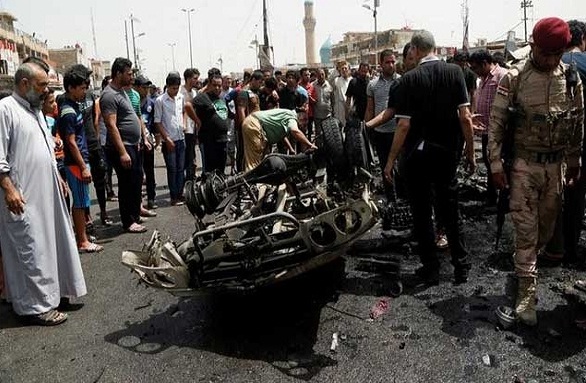 बगदाद में आईएसएआईएस आतंकियों ने किया विस्फोट, 18 की मौत