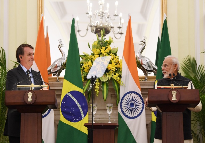 भारत के ब्राजील के साथ विभिन्न क्षेत्रों में 15 समझौते