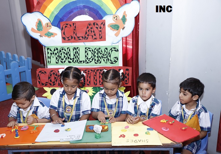 इनोकिड्स के बच्चोंं ने क्ले मॉडलिंग में दिखाई अपनी प्रतिभा