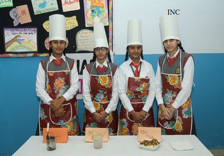  इनोसैंट हार्टस  के विद्यार्थियों ने खाना बनाने में दिखाई अपनी प्रतिभा