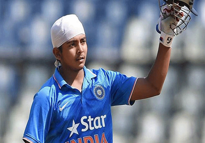 BCCI ने डोपिंग के आरोप में भारतीय युवा क्रिकेटर पृथ्वी शॉ पर लगाया बैन 