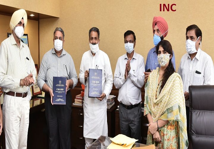 लोक निर्माण मंत्री विजय इंदर सिंगला द्वारा बुनियादी ढांचा प्रोजैक्टों के लिए नयी श्रम दरें जारी