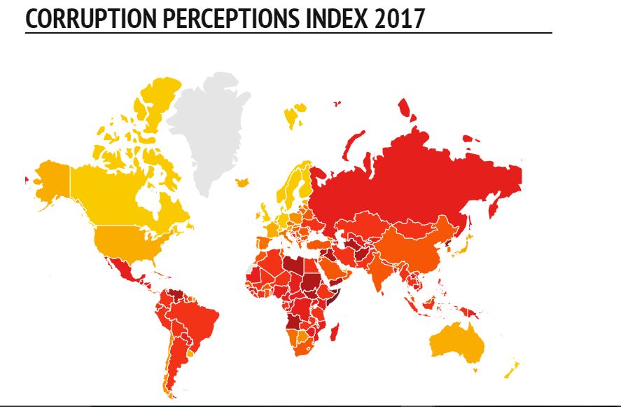 CORRUPTION PERCEPTIONS INDEX 2017