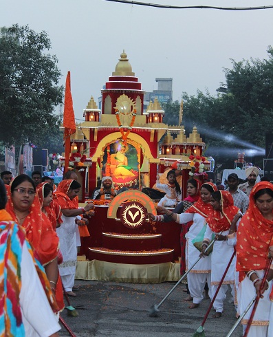 भगवान वाल्मीकि जी के प्रकटोत्सव पर निकली विशाल शोभायात्रा 