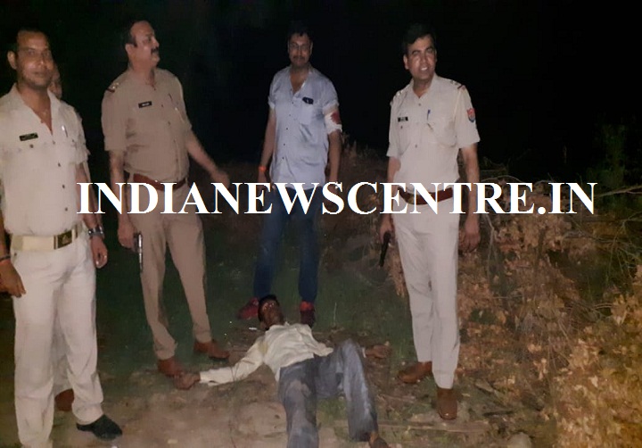 शाहजहांपुर में दरोगा की हत्या करने वाले बदमाशों की मुजफ्फरनगर पुलिस के साथ में मुठभेड़ 