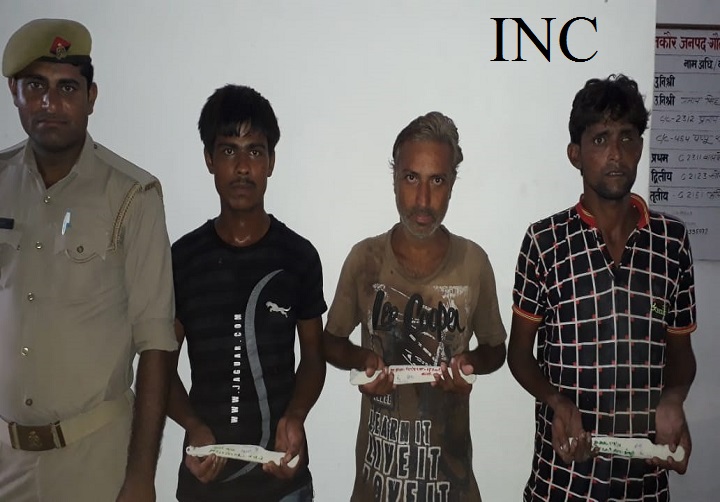 तीन वांछित चोरों को दनकौर पुलिस ने किया गिरफ्तार 