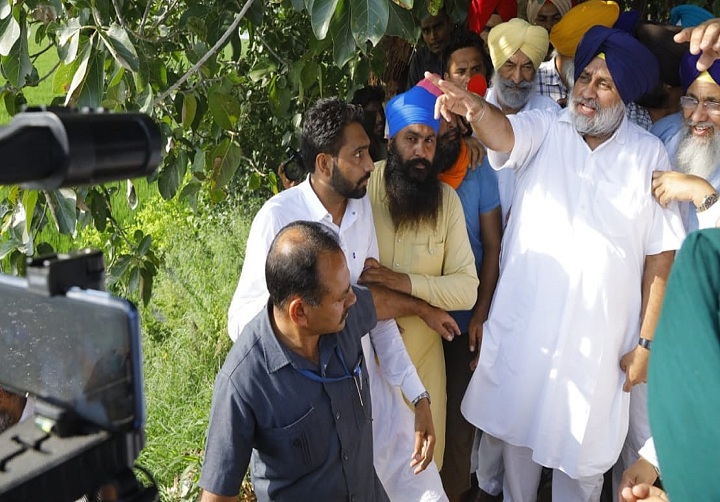 बाढ़ पीड़ितों पर टूटे कहर के लिए कांग्रेस सरकार सीधे तौर पर जिम्मेदार हैः सुखबीर सिंह बादल