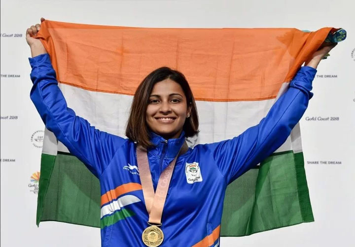  CWG 2018- भारत की महिला शूटर हीना सिद्धू ने जीता गोल्ड