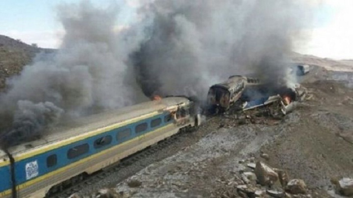 ईरान में दो ट्रेनों में टक्कर, 31 लोगों की मौत