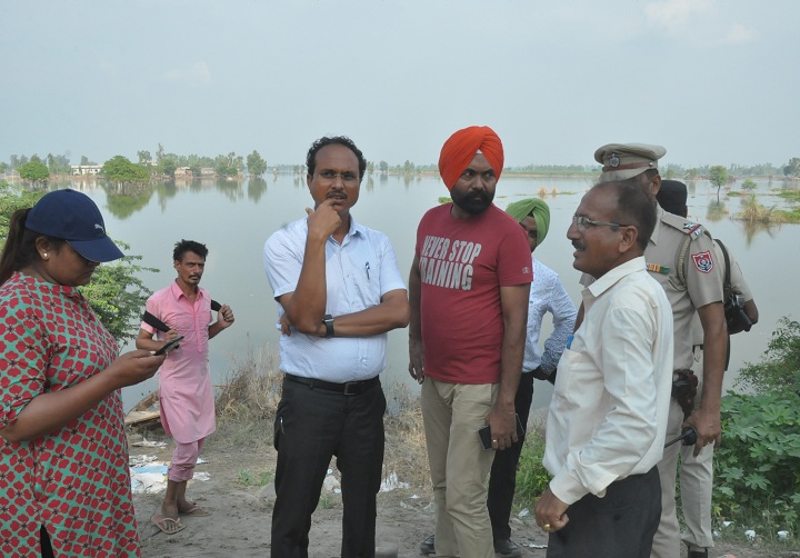  DC bats for quick disposal of flood water along with Jalandhar-Ferozepur Railway track and NH 703 A