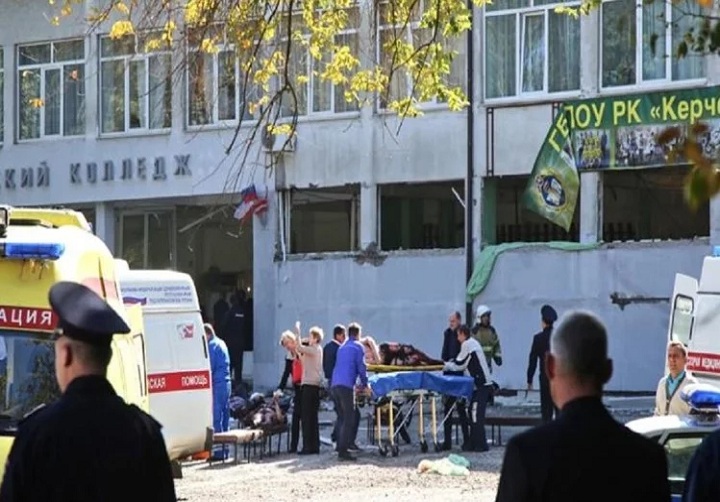 रुस के क्रीमिया स्थित टेक्निकल कॉलेज में बम धमाके से 18 लोगों की मौत,चार दर्जन से अधिक घायल
