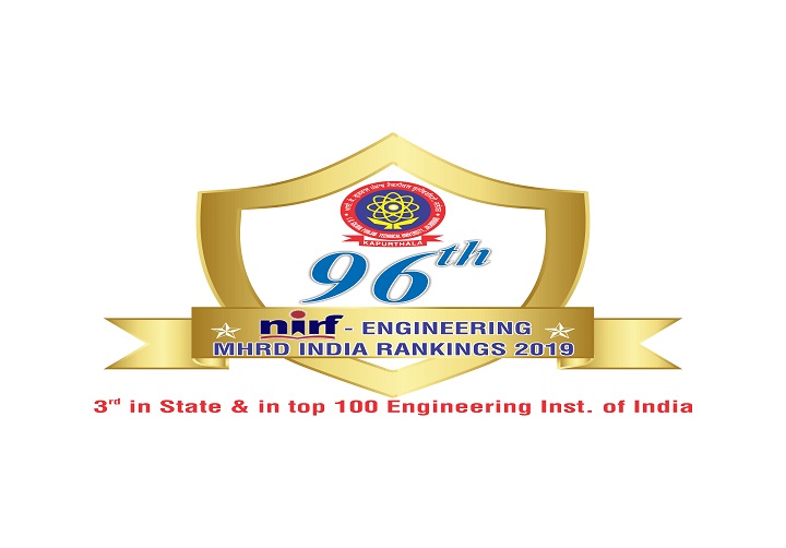   एन.आई.आर.एफ सर्वे  इंजीनियरिंग में आई.के.जी पी.टी.यू को राज्य में तीसरा एवं देश में 96 वां स्थान