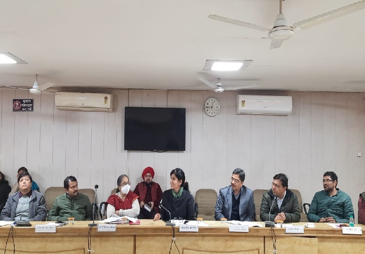 मंडल राजभाषा कार्यान्वयन समिति, फिरोजपुर की वर्ष 2021 की चौथी तिमाही बैठक का आयोजन