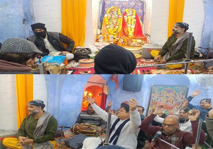  श्री चक्रधारी मंदिर चौक पंज पीर जालंधर में प्रति द्वादश के अवसर रसमय संकीर्तन का आयोजन 