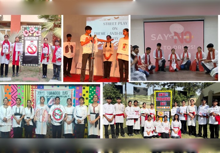 तंबाकू को न कहो, जीवन को हाँ कहो!" – इनोसेंट हार्ट्स के विद्यार्थियों ने चलाया तंबाकू विरोधी जागरूकता अभियान