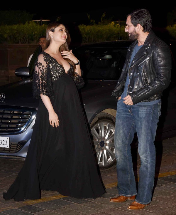 Pregnant Kareena Kapoor Khan with a sweet smile