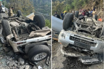  मसूरी-देहरादून रोड पर चूनाखाल के पास एक वाहन गहरी खाई में गिरा, पांच लोगों की मौत, एक घायल