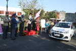 GOVERNOR FLAGS OFF MEDIPINK CARS
